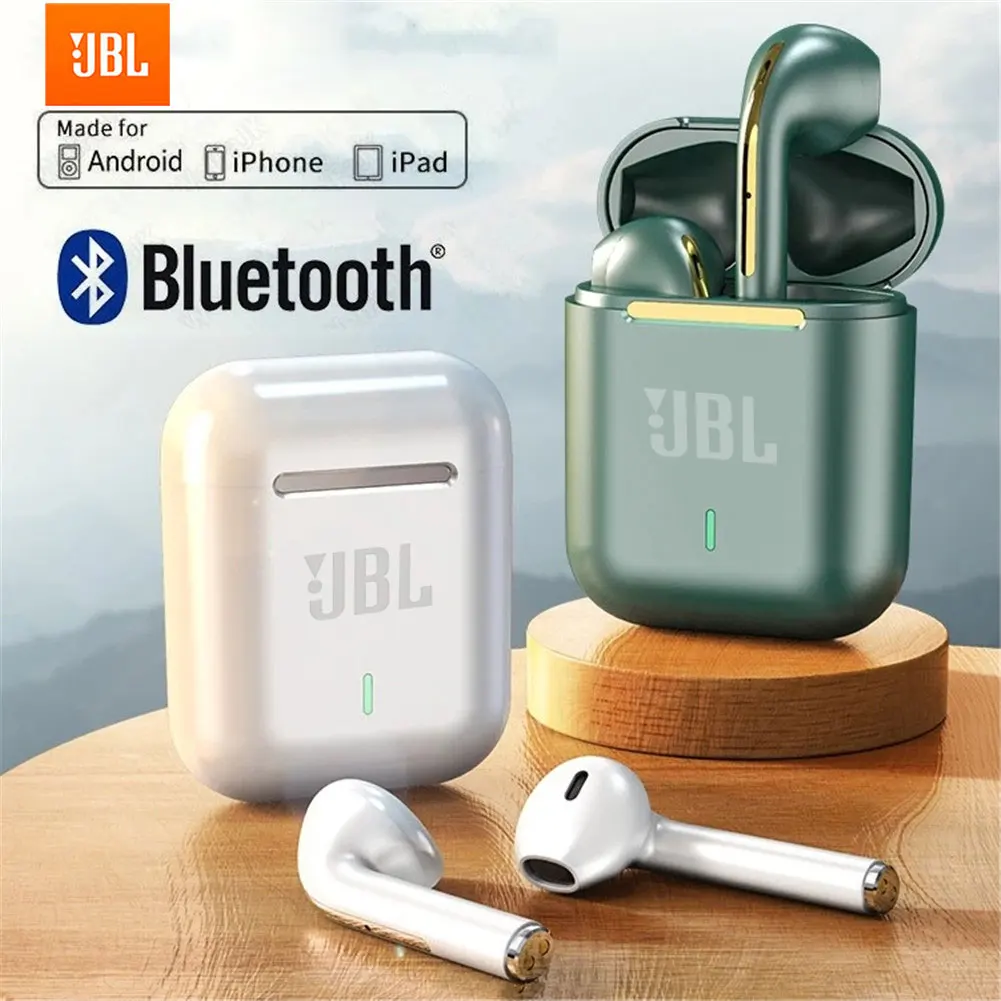 

Беспроводные Bluetooth наушники JBL J18, геймерская гарнитура с микрофоном, TWS наушники, Bluetooth 5,0 наушники