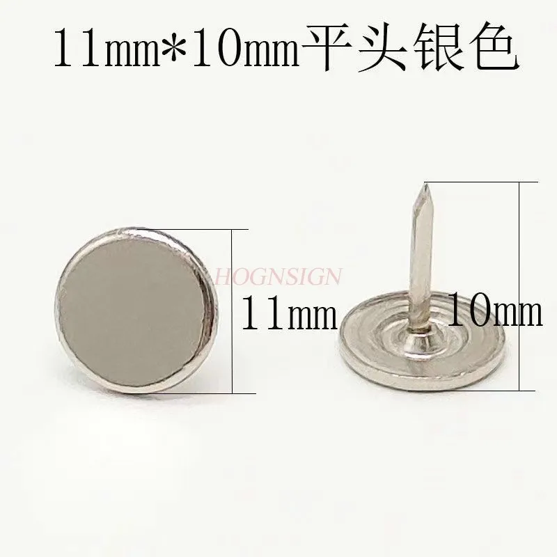 100 шт. декоративные гвозди с круглой поверхностью и плоской головкой для доски