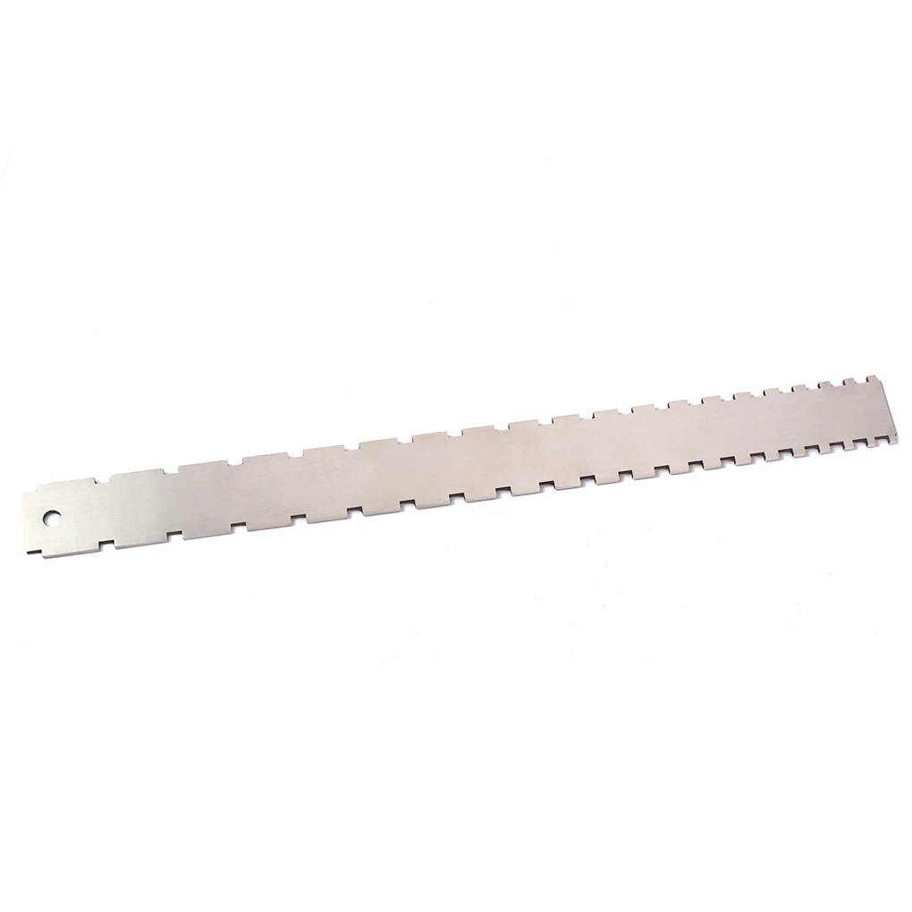 

Guitar Neck Notched Ruler Maintenance Accessory Grinding Rulers Stainless Steel Straightening Tool Guitars Fittings