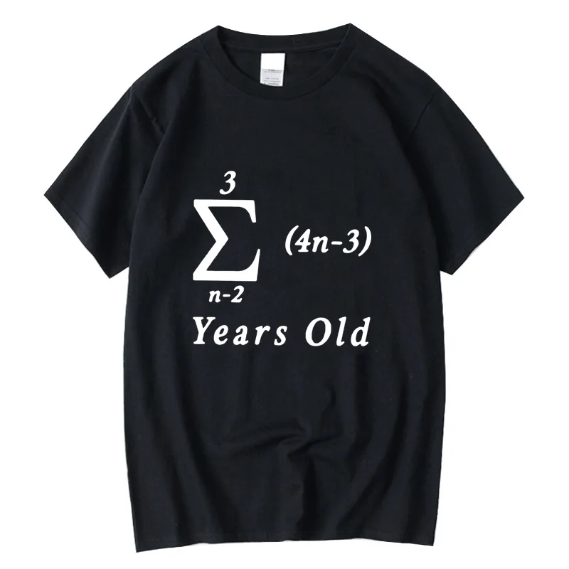 

Men's T-shirt High Quality 100% cotton funny math design print summer o-neck cool t shirt tops funny male t-shirt for men