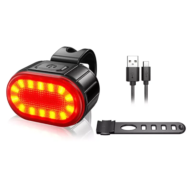 

63HD Night Riding Anti Glare Front Back Headlight Taillamp for Road MTB Cycling Bike