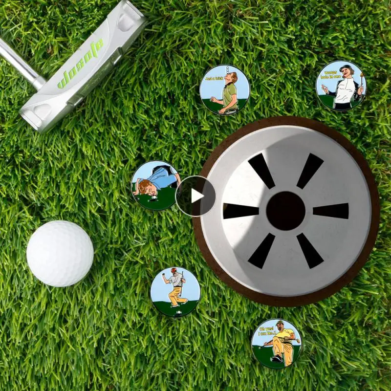 

Green Hard And Durable Golf Ball Marker Clip Not Easy To Break Hat Clip Not Easy To Fade Marker Hat Clip Decorative Items White