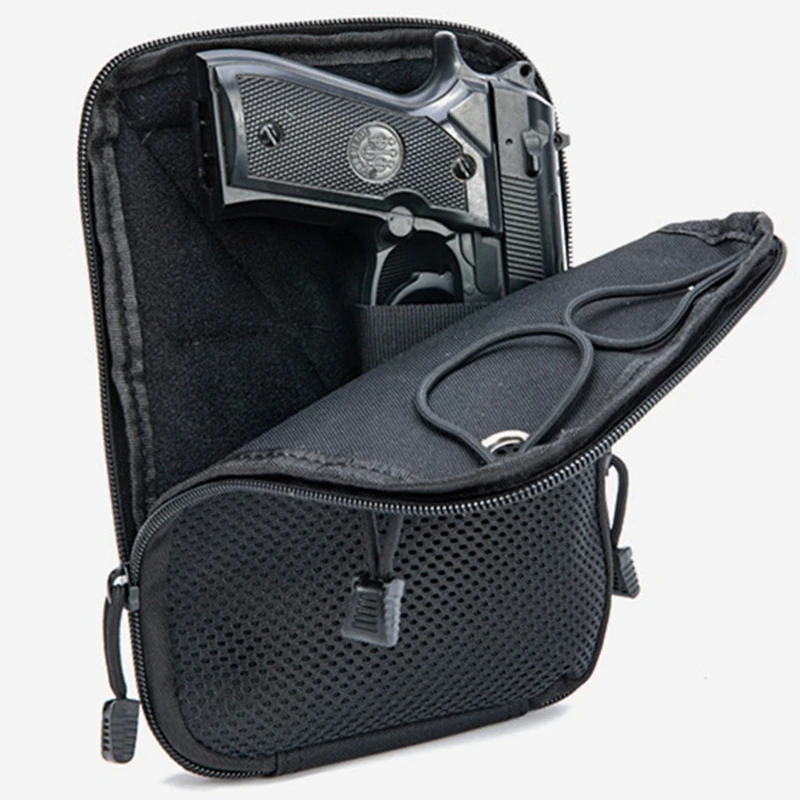 

Tactical Outdoor Concealed Gun Bag Pouch Men's Pistol Holster Fanny Pack Waist Bag for Handgun Pistols Carry Case Airsoft Pouch