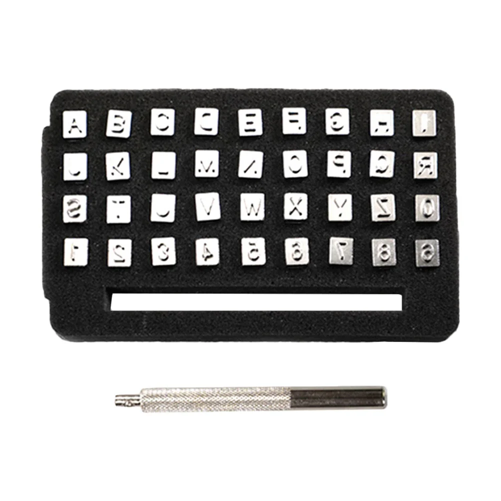 

1 Set of Stamper Set Craft Tools Punch Punching Tool Letter Stamper