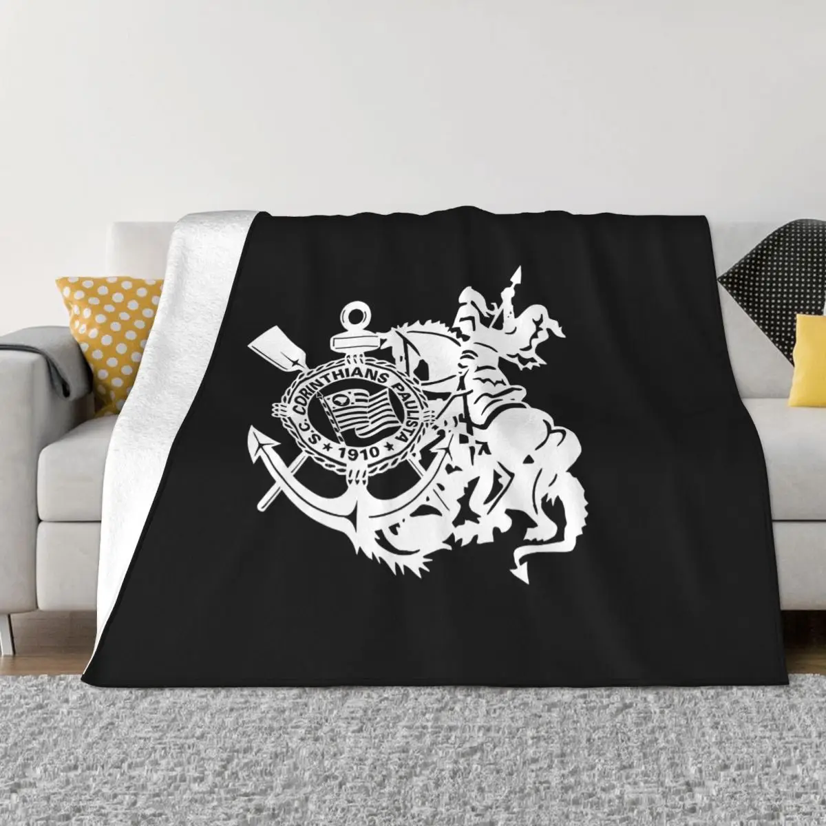 Одеяло Corinthians Paulista покрывало на кровать толстое для кровати