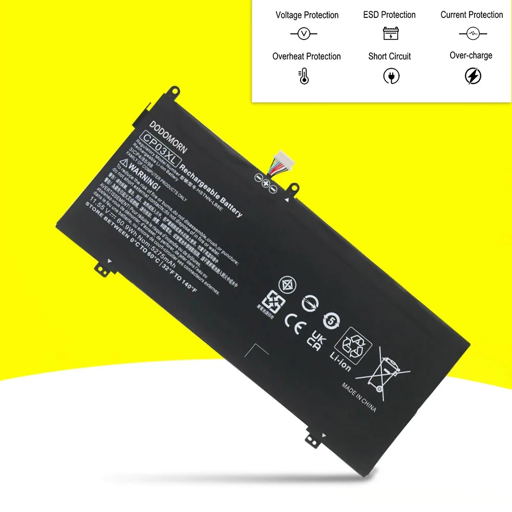 Аккумулятор для ноутбука HP Spectre x360 13-ae049ng 13-ae040ng 13-ae011ur 13-ae052nr HSTNN-LB8E 3ICP4/85/98 с