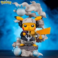 pokemon 11cm pikachu cos bartholemew kuma anime figure one piece oka shichibukai action pvc model collection toy for boy gift