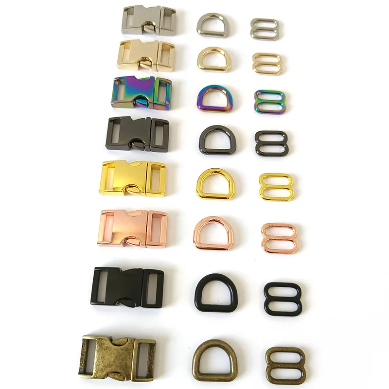

Металлическая пряжка 20 компл./лот, металлическая пряжка, D-образное кольцо, 15 мм, тесьма для ошейника, аксессуар, регулятор, ползунок, ремни, р...