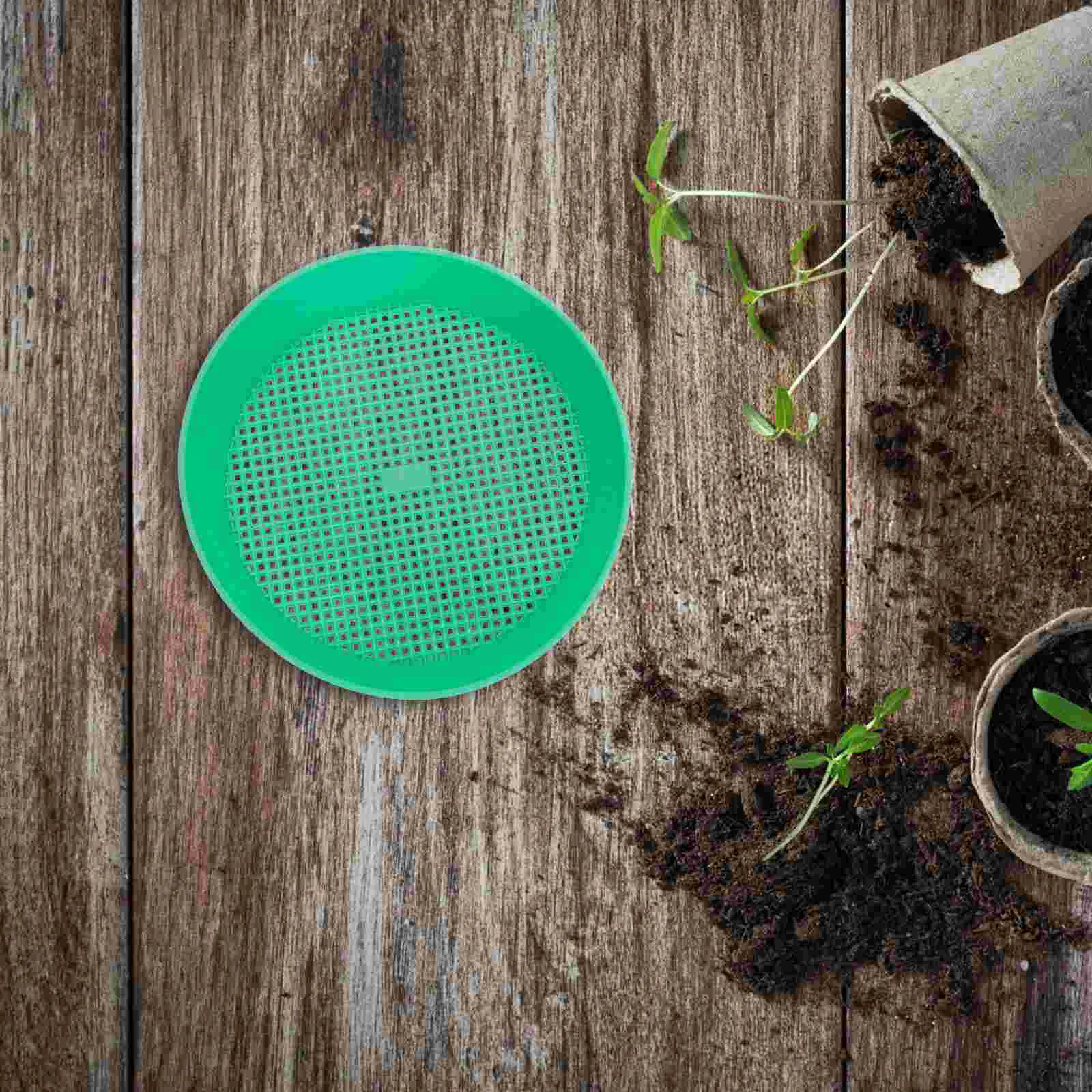 Садовое сито пластиковая загадка для компоста почвы каменная сетка садовый