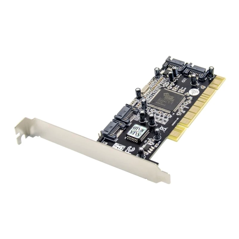 Плата расширения PCI, плата расширения на 4 порта, чипсет SATA Sil3114 для преобразования RAID Sata