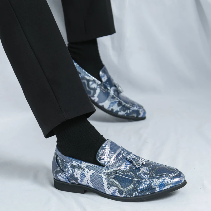 Мужские повседневные лоферы с плоской подошвой легкий и удобный стиль