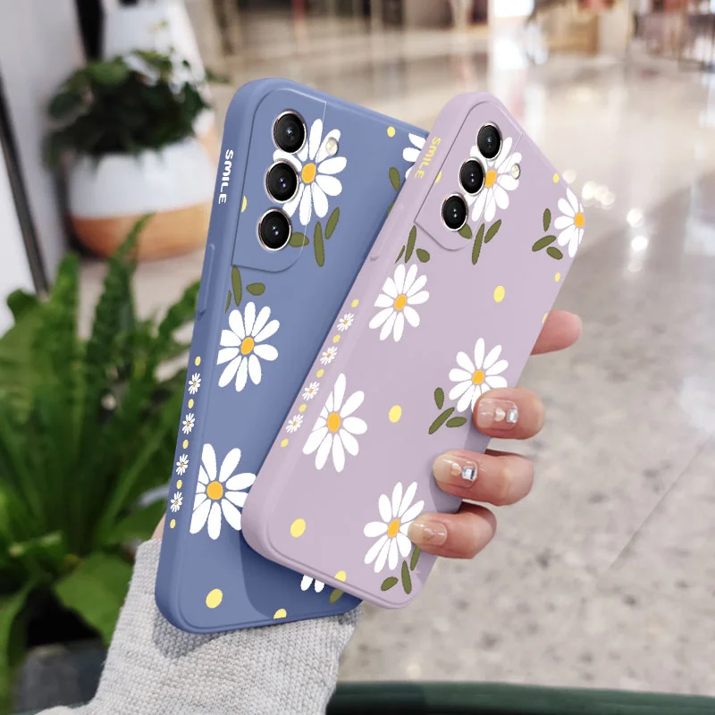 Chrysanthemum Phone Case For Samsung Galaxy S22 S21 S20 Ultra Plus FE S10 S9 S10e Note 20 ultra 10 9 Plus Cover