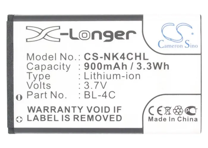 Фото Высококачественный аккумулятор Cameron Sino 900 мАч для Explay Ice, для KDDI T618, T628, T700, T718, для Simvalley XL915, для UTEC M980 №1