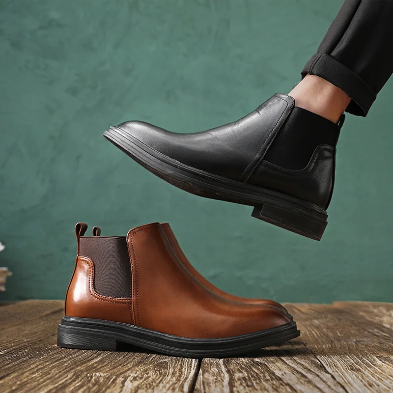 

Men's shoes, high-top shoes, men's casual shoes, business short boots