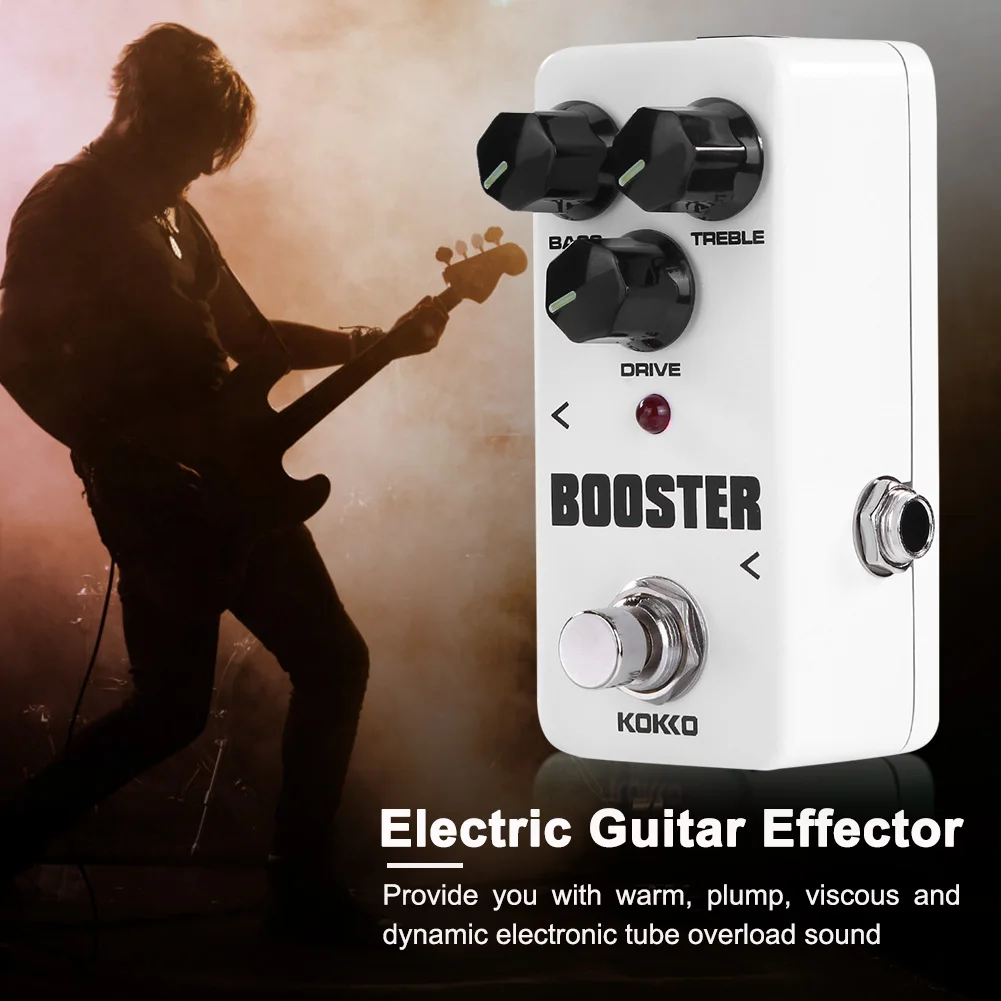 Портативная педаль для гитарных эффектов KOKKO усилитель компрессора искажение