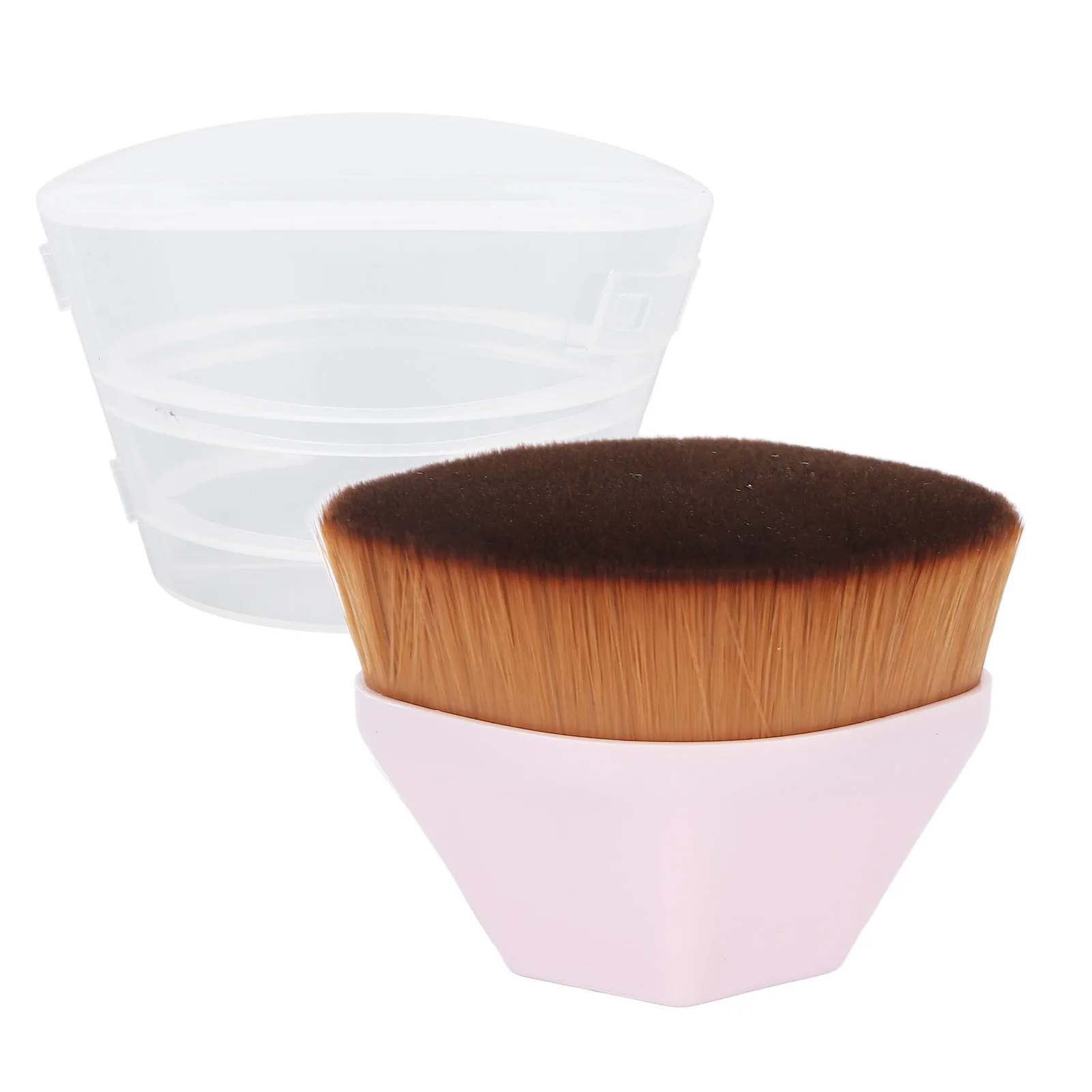 

Nail Art Dust Powder Remover Brush Ultra Soft Cute Portable Nail Dust Cleaner for Salon Home
