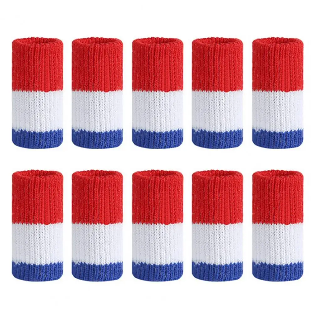 

10Pcs Elastic Sports Finger Sleeves Arthritis Support Finger Guard Outdoor Basketball Volleyball Finger Protection
