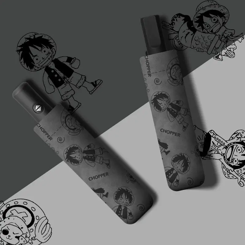 Милый цельный автоматический зонт Луффи Чоппер кавайный аниме периферийный от