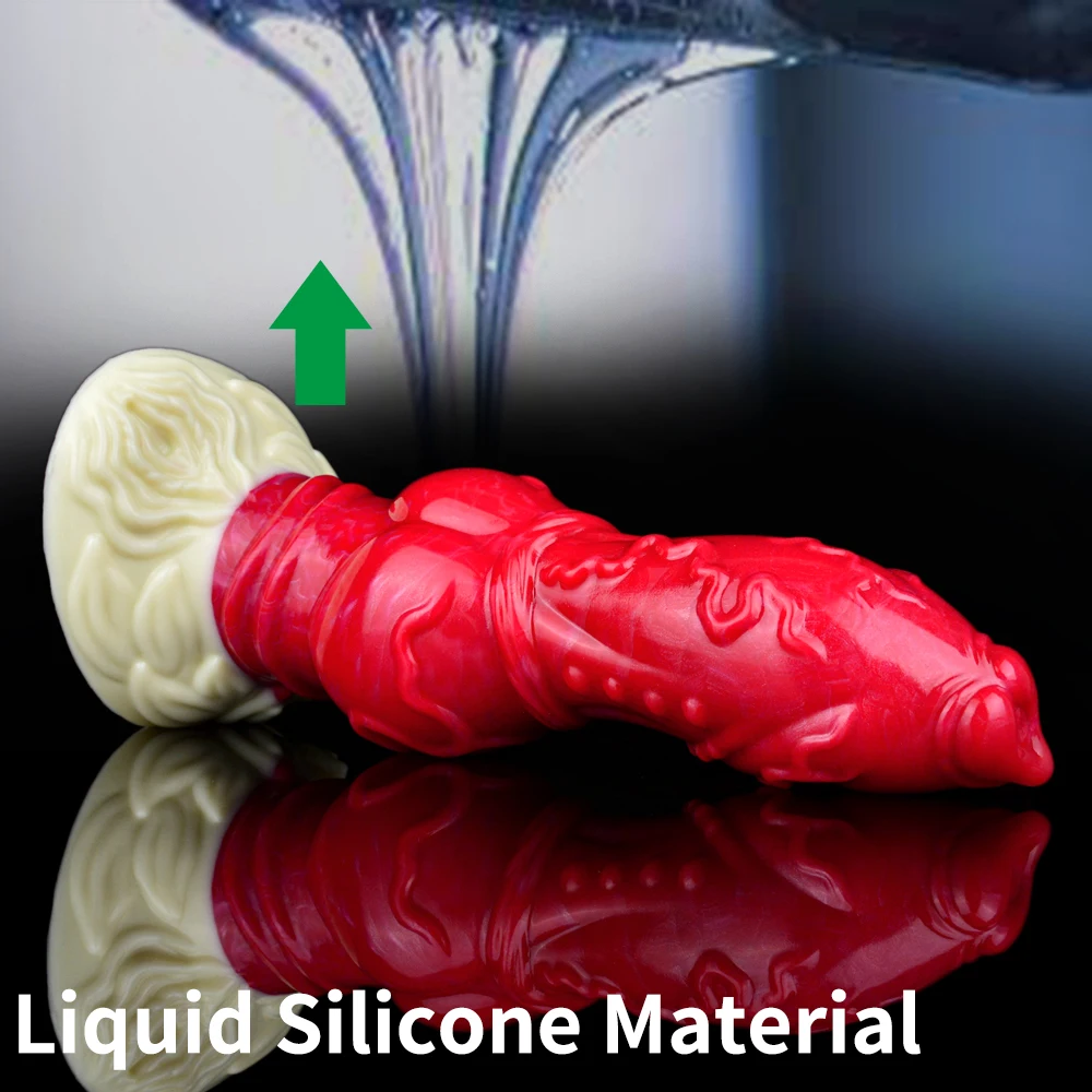 LUUK красочный мощный фаллоимитатор с животным собака узел мужской массажер