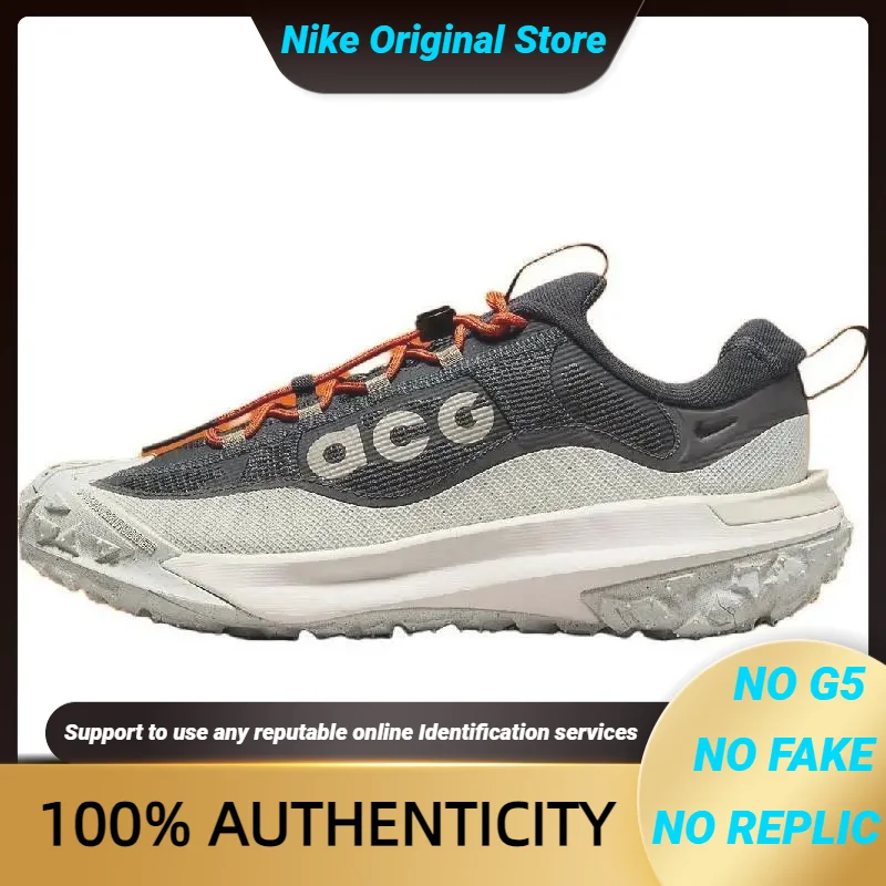 Кроссовки Nike ACG Mountain Fly 2 низкие кожа Гор-Tex темно-дымчатый серый HF6245-002