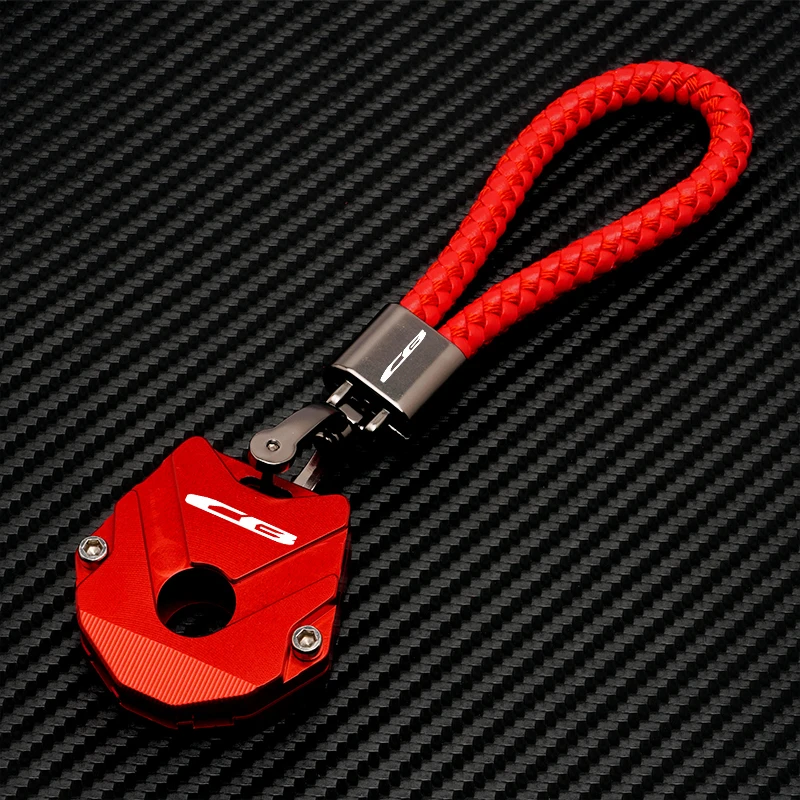 

Logo 'CB' For Honda CB650R CB650F CB500X CB500F CB1000R motorcycle CNC key shell decoration Alloy keychain Key Ring accessories