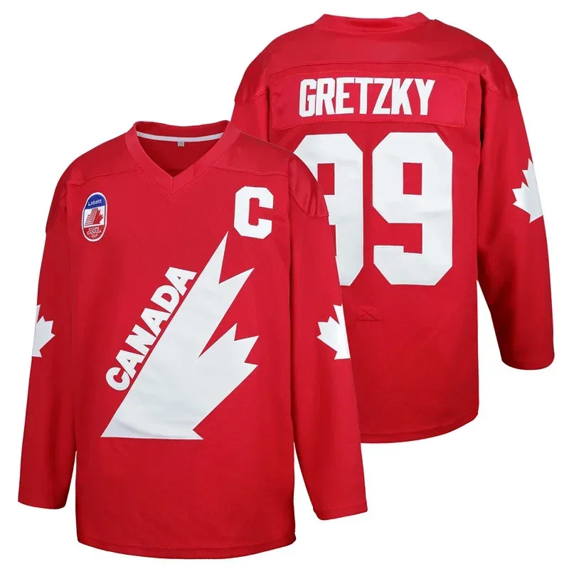 Фото 2025 Новая хоккейная майка Coupe Team Canada Cup 99 Gretzky в стиле ретро 1991 года AA ❤ ★ ♥ ♡ №2