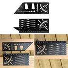 Деревообрабатывающий шаблон для создания шаблонов, измеритель линии, прибор для направляющих, инструмент для вертикальной калибровки угла, практичный инструмент для направляющих и маркеров