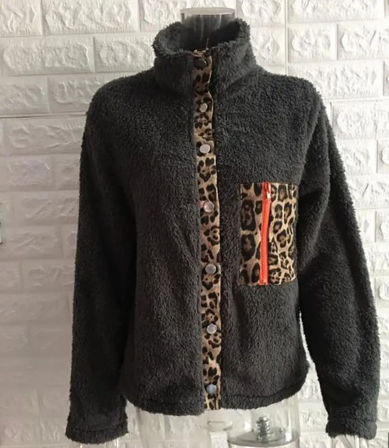 2023 Winter Warm Patchwork Hoodie Sweatshirt Loose Zipper Long Sleeve Pocket Stitching Plush Jacket Ladies Clothes