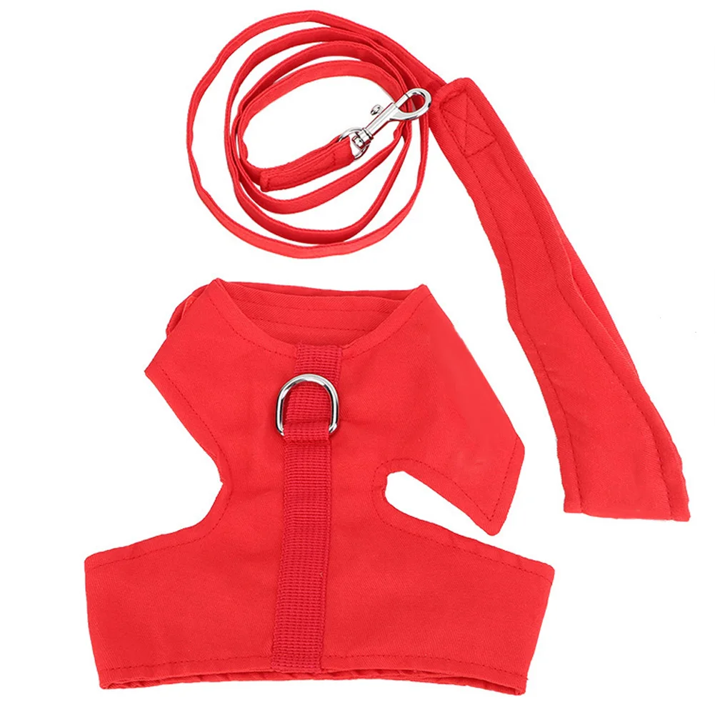 

Adjustable Cat Walking Jacket Escape Proof Cat Harness with Leash (Black)