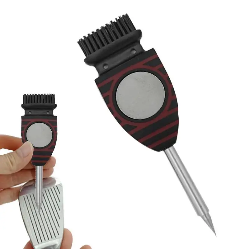 

Щетка для гольф-клуба, выдвижная Выдвижная супер Нескользящая ручка, удобная ручка с пазами, очиститель для гольф-клуба для мужчин