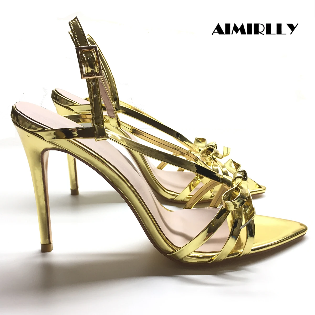 Женские сандалии 2021 туфли на высоком каблуке с острым носком и ремешками