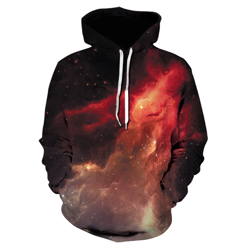 

2023 espaço galaxy hoodies homem/mulher moletom hip hop com capuz 3d marca vestuário boné com capuz impressão jaqueta streetwear