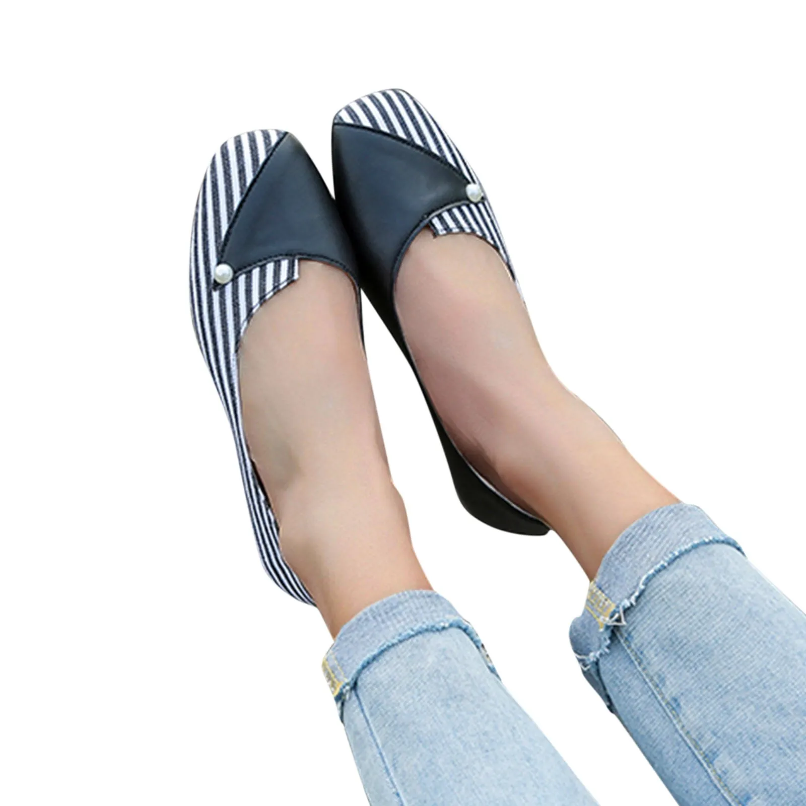 JAYCOSIN женская обувь 2022 весенне-летние модные Разноцветные полосатые спортивные