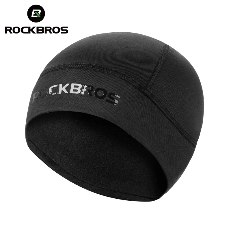 

ROCKBROS Cycling Cap Windproof Warm Thermal Fleece Bike Cap Running Skiing Motocycle Hat Woman MTB Bike Cycling Headwear Winter