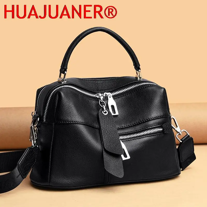 

Сумка на плечо из воловьей кожи для женщин, мессенджер из мягкой натуральной кожи, повседневный Дамский саквояж кросс-боди