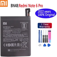 2022 years 100 xiaomi original phone battery for xiaomi redmi note 6 pro bn48 batteries red rice note6 pro bateria battery
