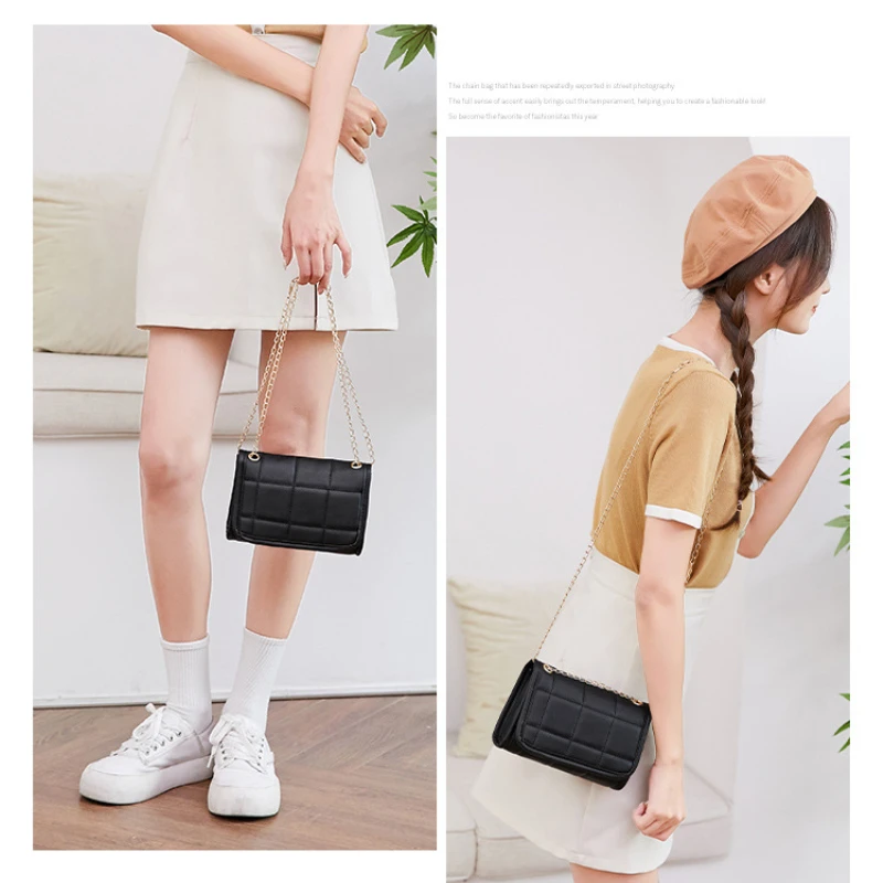 

Embroidery Thread Small PU Leather Crossbody Bags For Women 2022 Trend Hand Bag Female Causal Branded Shoulder Handbags mochila