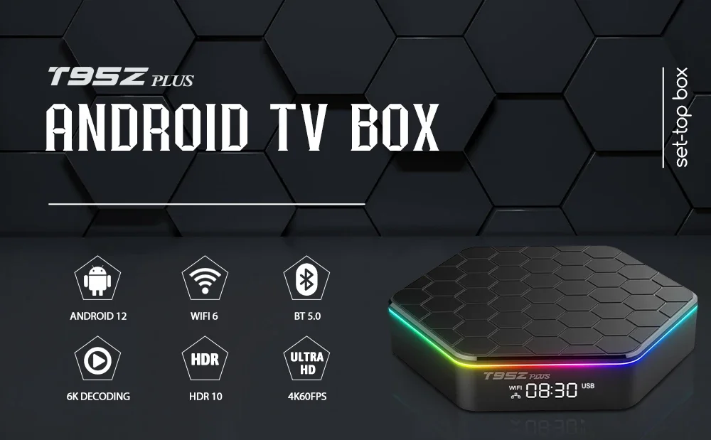 JSAMAZING T95Z Plus Smart TV Box Android 12.0 4K
