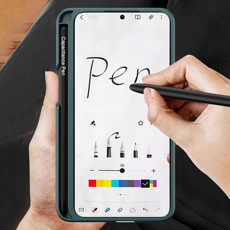 Чехол для Samsung Galaxy S21 Ultra S-Стилус силиконовый чехол Беспроводная зарядка стилус