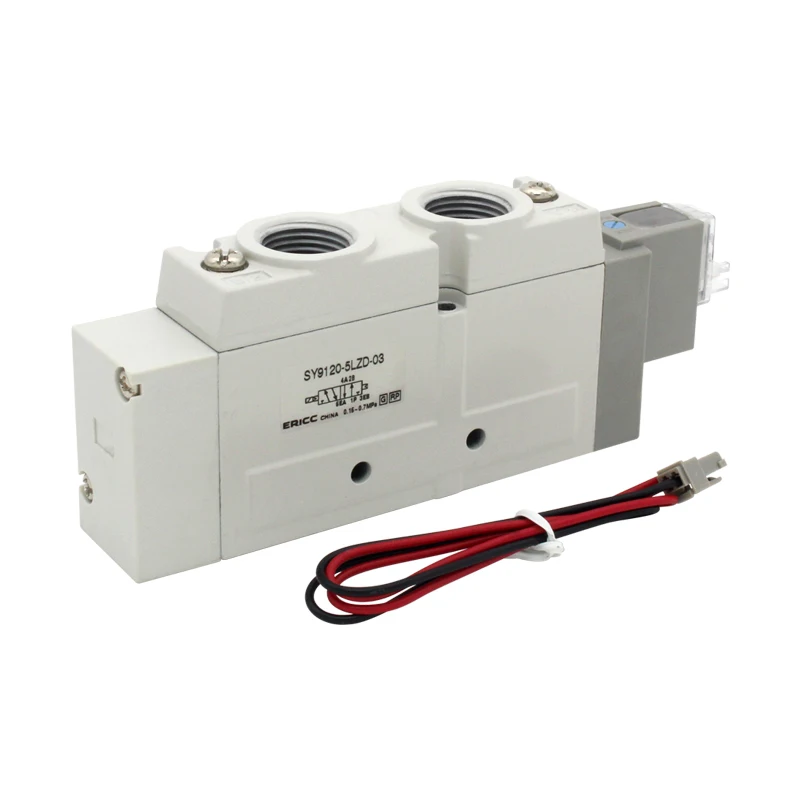 Серия SY9120 5-портовый 2-портовый электромагнитный клапан SY9120-3LZD/4LZD/5LZD/6LZD нормальный