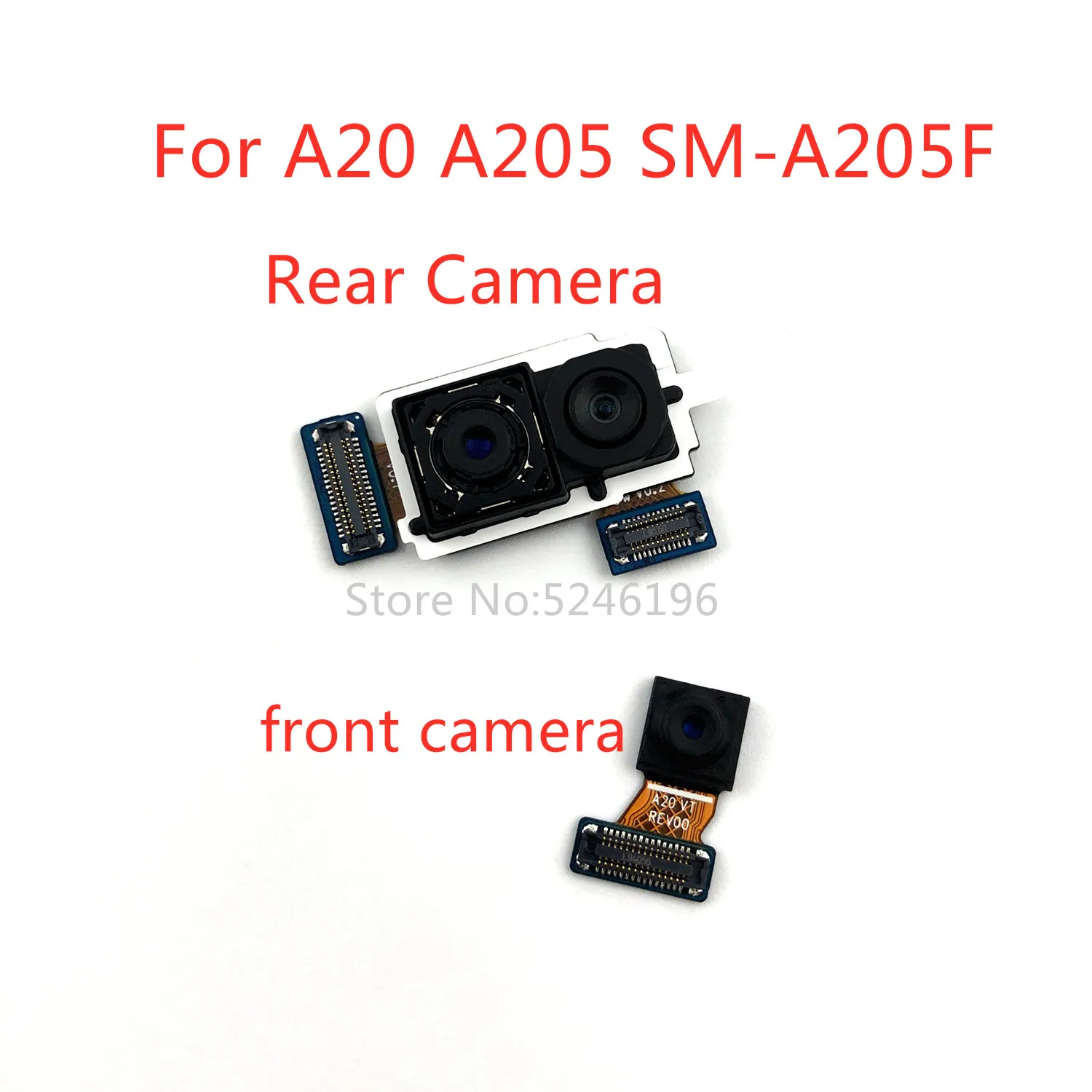 1 шт., гибкий кабель для передней камеры Samsung Galaxy A20 A205 (art.: 3a35f44f91b) - 3a35f44f91b