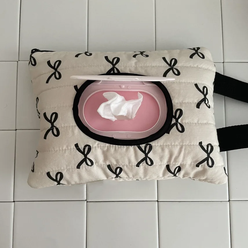 Подвесные хлопковые бумажные салфетки в скандинавском стиле с бантом однотонный