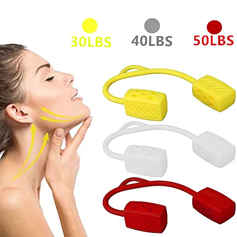 

30/40/50lbs Upgraded Jaw Exerciser And Neck Toning, Jawline Exerciser for Men And Women, Face Muscle Trainin Double Chin Reducer