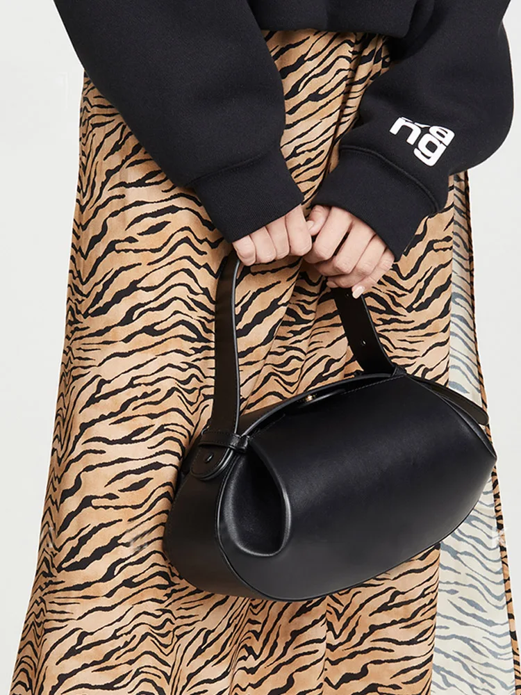 

Дизайнерские сумки, сумка на плечо, сумки кросс-боди, женская сумка, новинка 2023, круглая винтажная однотонная мягкая роскошная сумка из искусственной кожи с застежкой