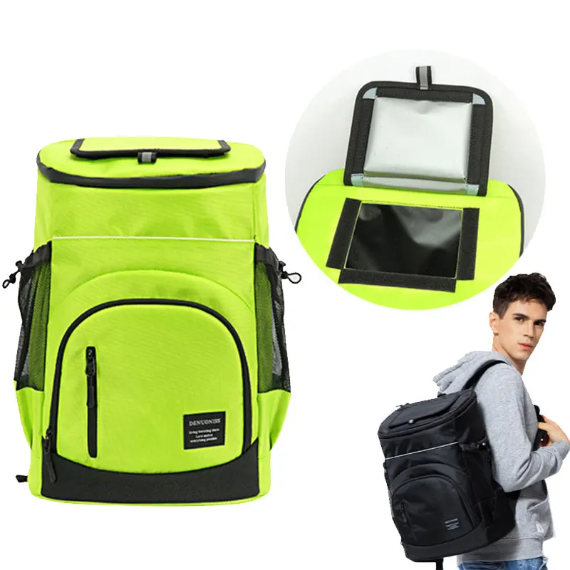 Bag Soft Large 36 Cans Thermal Backpack Insulated Bag Fridge Travel Beach Ice Beer Leak-proof Food Storage Backpack