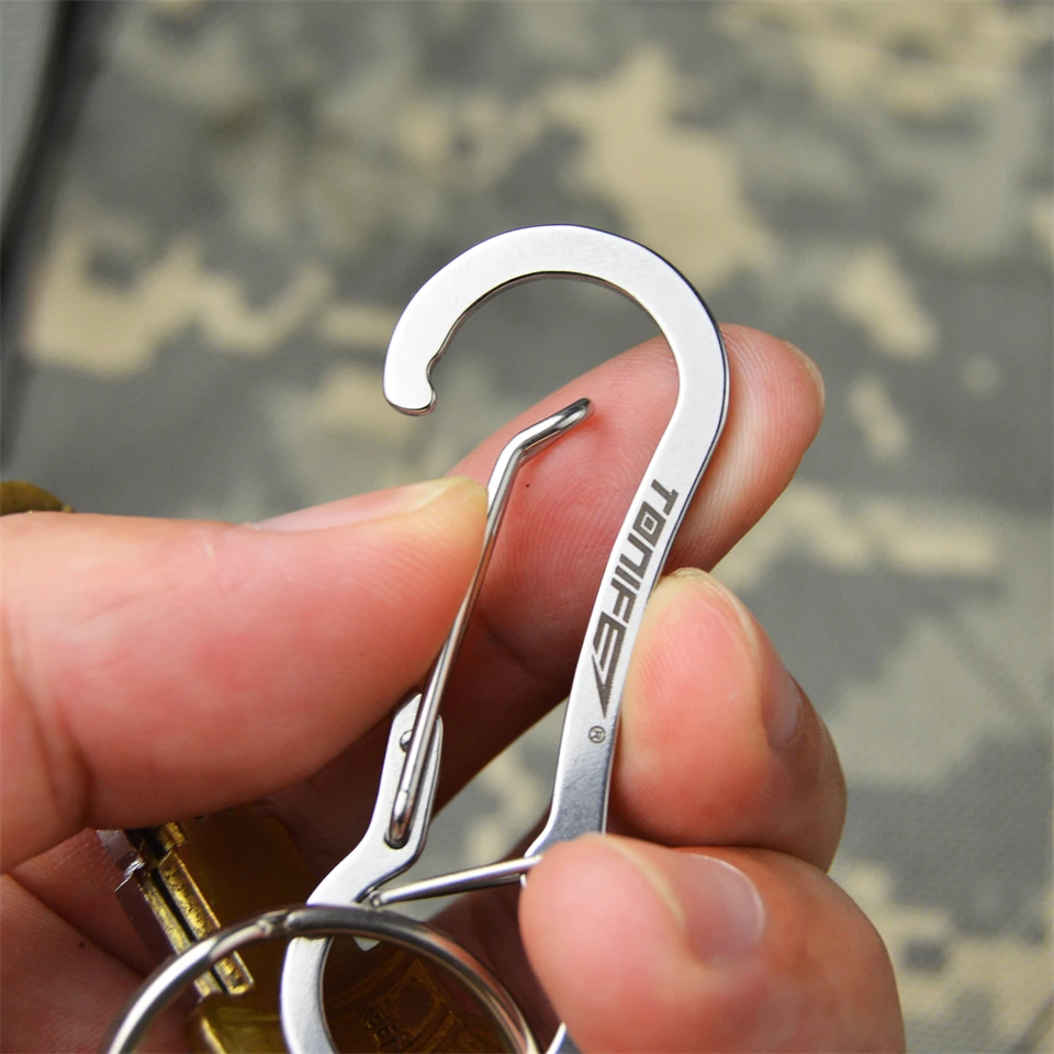 Застежка-карабин для ключей из нержавеющей стали