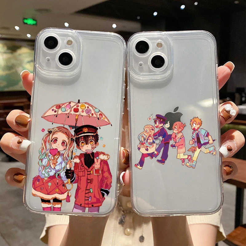 

Jibaku Shounen Hanako Kun Toilet-bound Hanako-Kun Silicone Phone Cover For iPhone11 12 13 14 Pro Max X XR XSMax 14Plus Soft Case