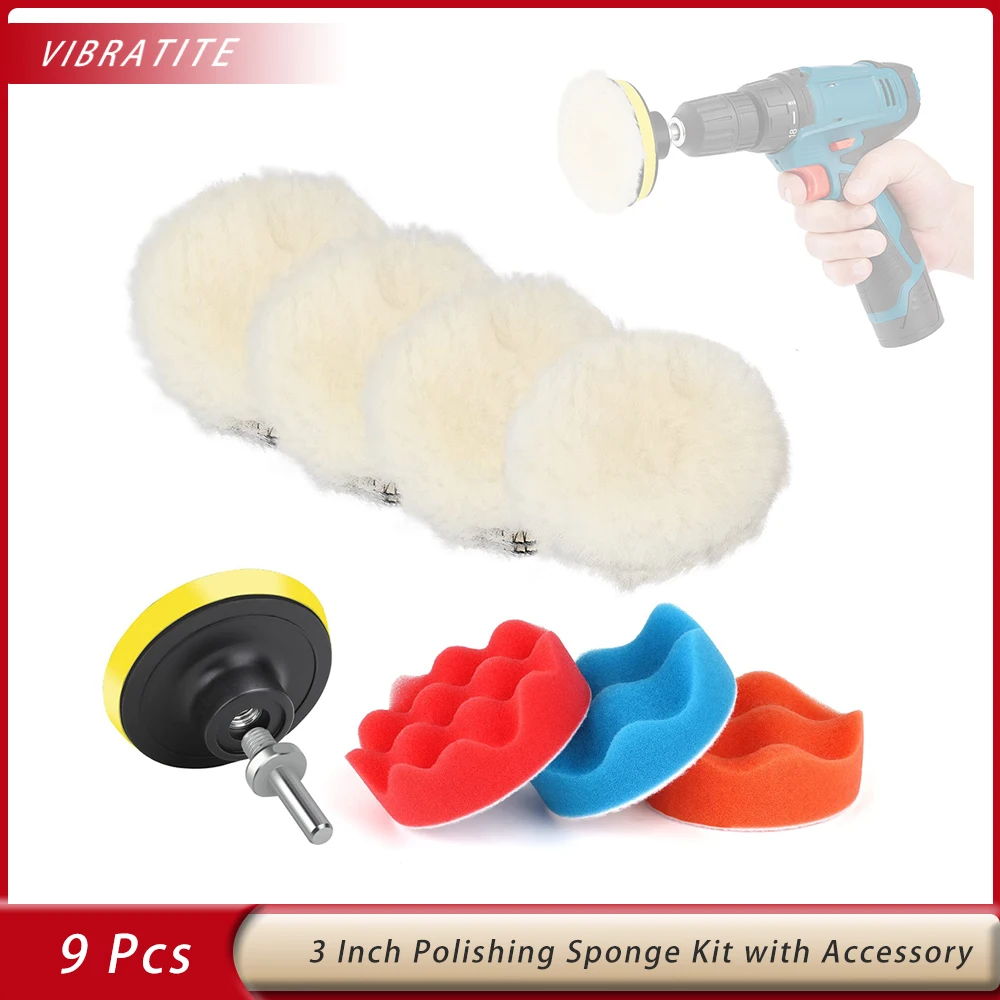 

Набор полировальных насадок VIBRATITE 9 шт., 3 дюйма