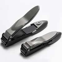 premium quality cicada shape nail clipper 420 stainless steel anti splash toe finger nail clippers