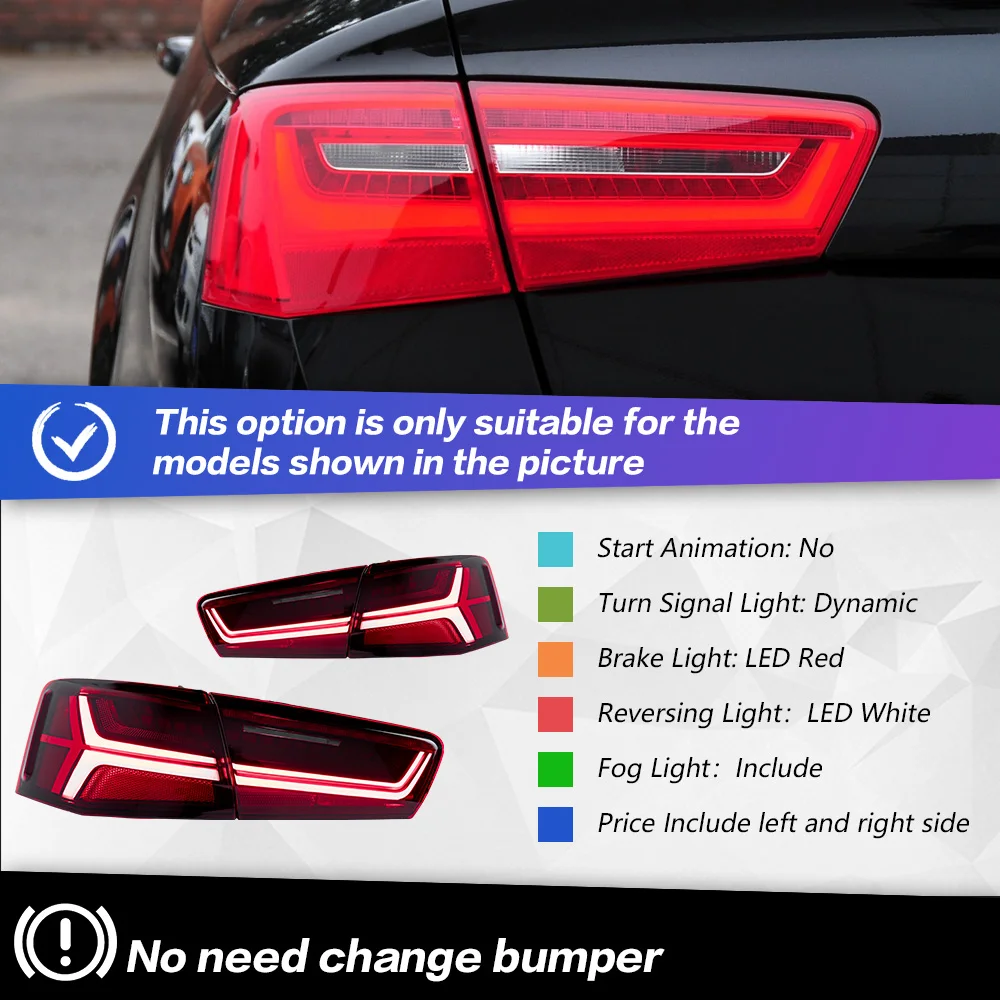 

Автомобильные фары для A6 2012-2015 A6L S6 C7